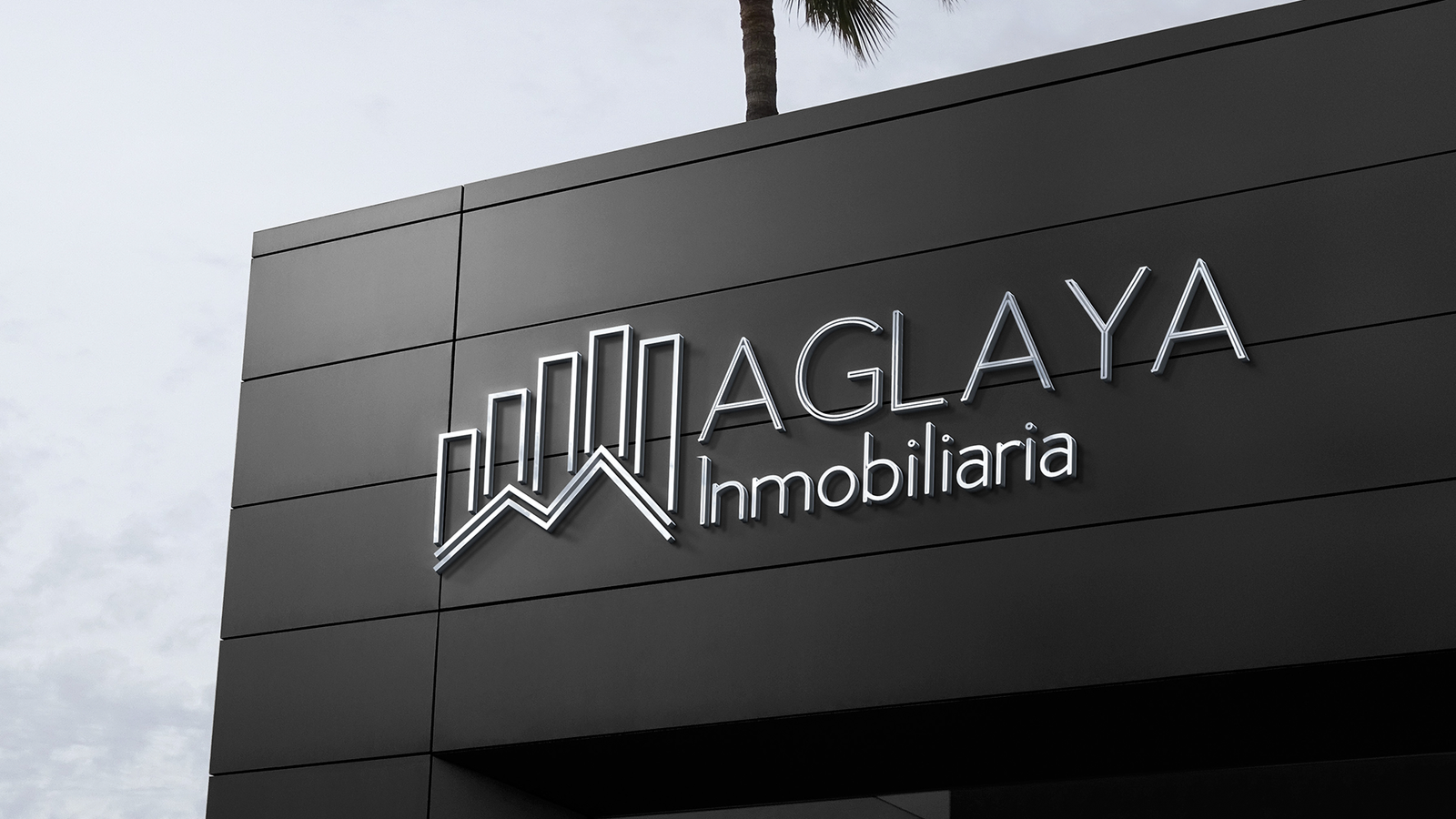 Mockup Aglaya Inmobiliaria en sitio web de Elemental4