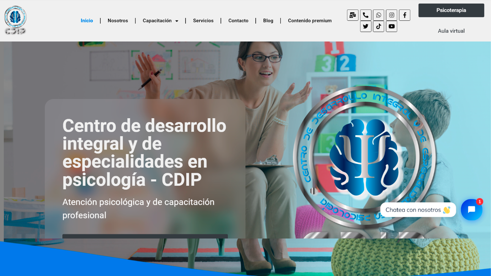 Desarrollo web CDIP en sitio web de Elemental4